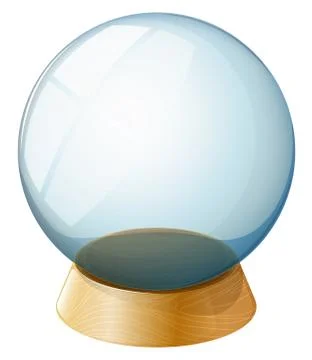 A transparent dome Stock Illustration