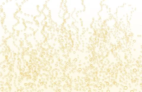 Transparent drops and soap bubbles create a vector texture for sea, aquarium, Stock Illustration