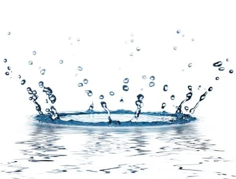 Transparent drops Stock Photos