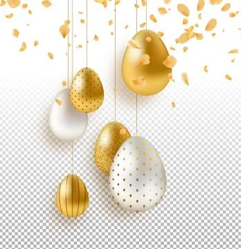 Transparent Easter egg and flower background 스톡 일러스트