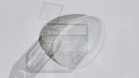 Transparent Easter Egg Light Movements Stock Footage 305002434