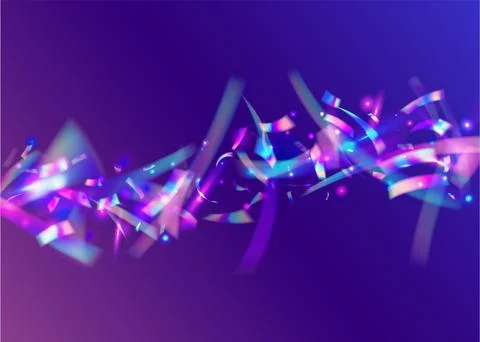Transparent Effect. Disco Flare. Metal Realistic Backdrop. Iride Stock Illustration