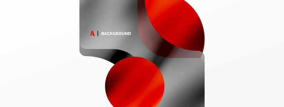 Transparent effects geometric abstract background. Minimalist wallpaper, banner Stock Illustration