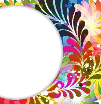 Transparent exotic background Stock Illustration