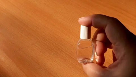 Transparent eye drops bottle packaging Stock Footage 284441610