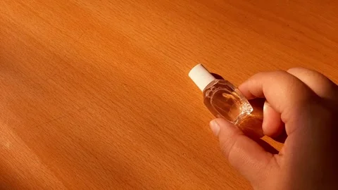 Transparent eye drops bottle packaging Stock Footage 284441646