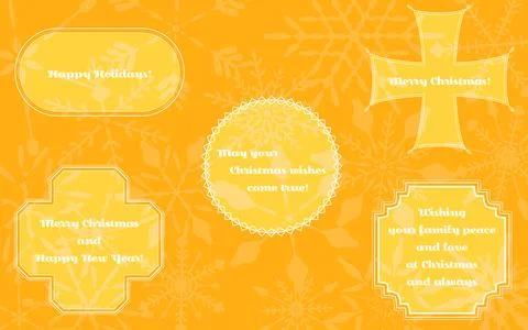 Transparent frame and background set Stock-Illustration