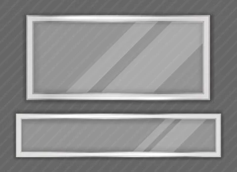 Transparent frame Stock Illustration