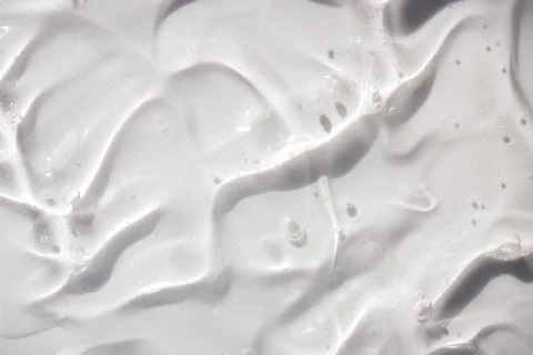 Transparent gel with bubbles texture. Stock Photos