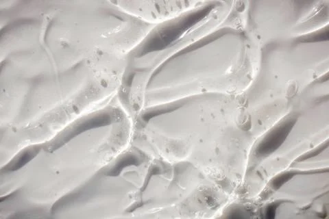 Transparent gel with bubbles texture. Stock Photos