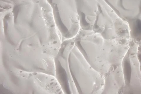 Transparent gel with bubbles texture. Stock Photos