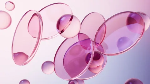 Transparent geometry glass background, 3d rendering. Stock Footage 243631740