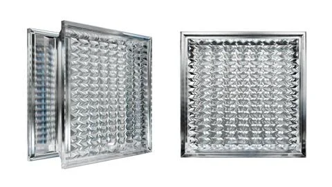 Transparent glass block for interior design.3D render Illustrazione stock