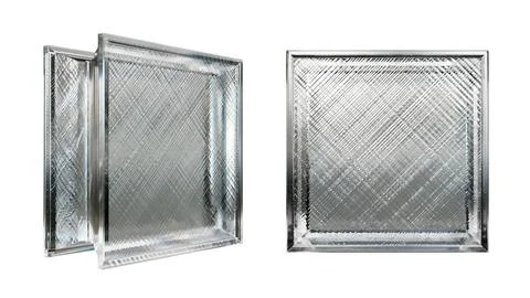 Transparent glass block for interior design.3D render Stock Illustration