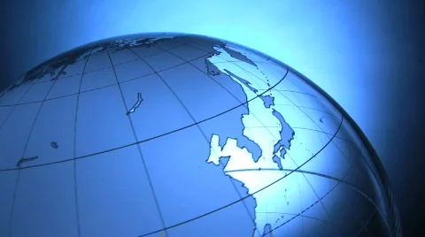 Transparent globe II 動画素材 661740