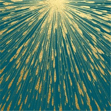 Transparent glow light effect. Star burst with sparkles. Illustrazione stock