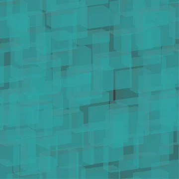 Transparent Green Tiles Seamless Pattern, 3D Illustration Stock Illustration