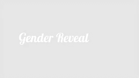 Transparent Handwriting Text Gender reveal party announcement Stock Footage 321982915