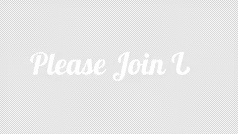 Transparent Handwriting Text Invitation to Join - A Simple Request. Stock Footage 321983492