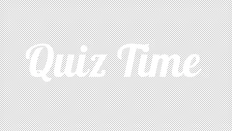 Transparent Handwriting Text Quiz Time Challenge Stock Footage 322145641