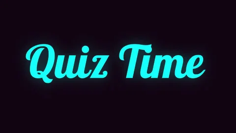 Transparent Handwriting Text Quiz Time Challenge - Test Your Knowledge and Win. Stock Footage 322145705