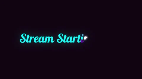 Transparent Handwriting Text Stream Starting Soon Announcement Stock Footage 322145446