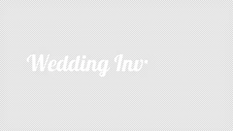 Transparent Handwriting Text Wedding Invitation Design with Elegant Typography Stock Footage 322215420