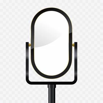 A Transparent Hanging technology LED Screen Mockup in 3Ds. the opacity edit.. Stock Illustration