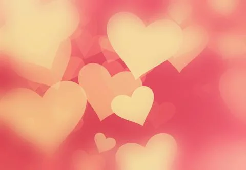 Transparent hearts backgrounds Illustrazione stock