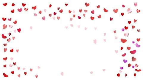Transparent hearts Stock Illustration