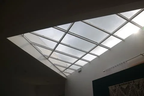 Transparent indoor canopy Fotos de archivo