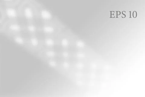 Transparent islamic window shadow. Abstract Arabesque shadow Illustrazione stock