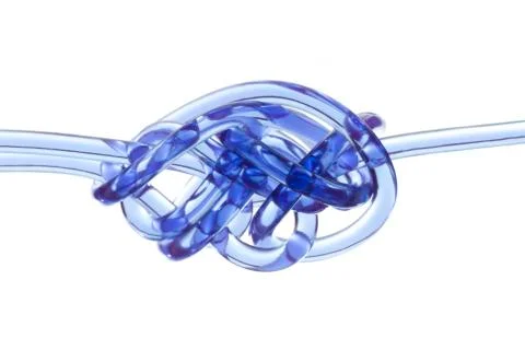 Transparent knot Stock Photos