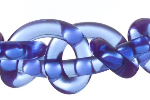 Transparent knot Foto stock