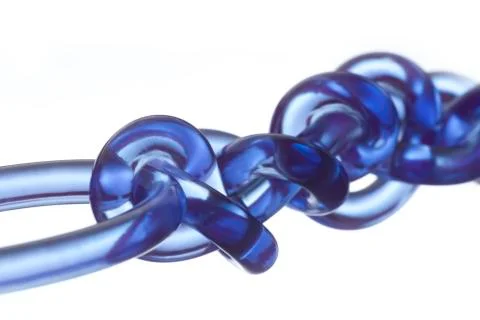 Transparent knot Stock Photos