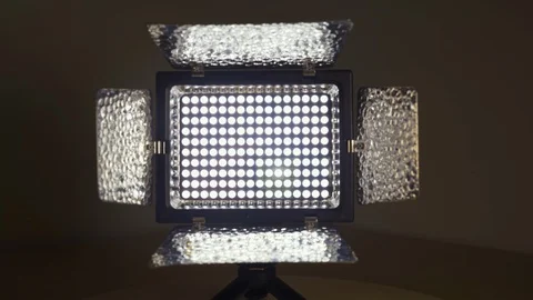 Transparent LED panel with light emittin... | Stock Video | Pond5