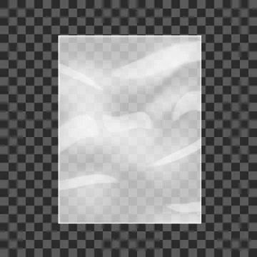 Transparent Light Polyethylene Plastic Warp Stock Illustration