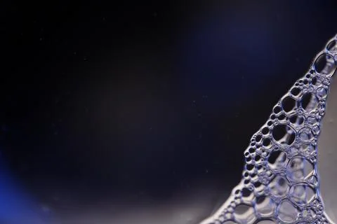 Transparent liquid surface, beautiful physical structure Stock Photos
