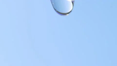 Transparent liquid texture dripping down. Cosmetic background Stock Footage 231768570