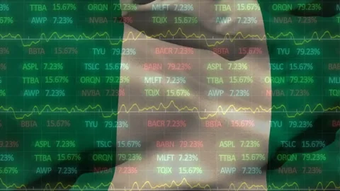 Transparent male torso floating over green flat design grid, displaying yellow Stock Footage 308677300