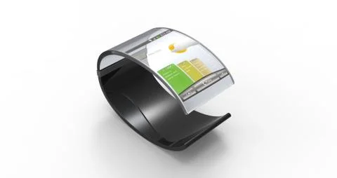 Transparent Mobile Bracelet Stock Illustration