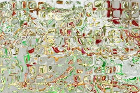 Transparent multicolored cube shape pattern suitable as abstract background. Stock Illustration