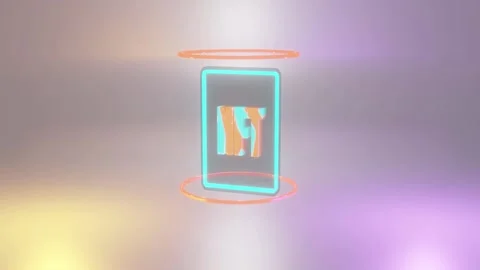 Transparent NFT Card Stock Footage 173563638