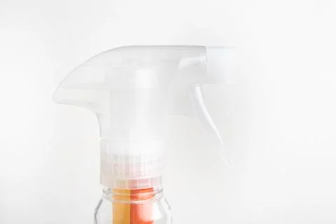 Transparent Nozzle Liquid Spray Plastic Dispenser Bottle Stock Photos