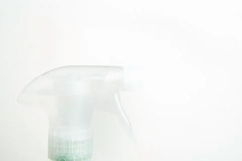 Transparent Nozzle Liquid Spray Plastic Dispenser Bottle Stock Photos