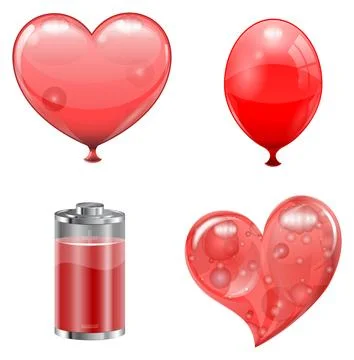 Transparent Objects Stock Illustration