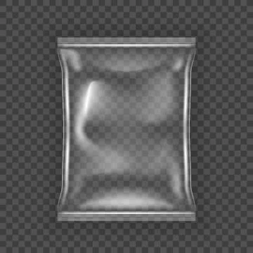 Transparent Pack For Snacks, Chips, Or Other Food イラスト素材