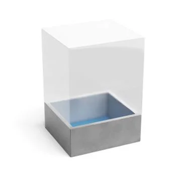 Transparent package Stock Illustration