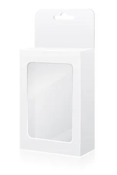 Transparent packing box illustration Stock Illustration