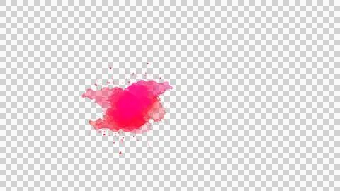 Transparent Paint brush stroke Stock Illustration